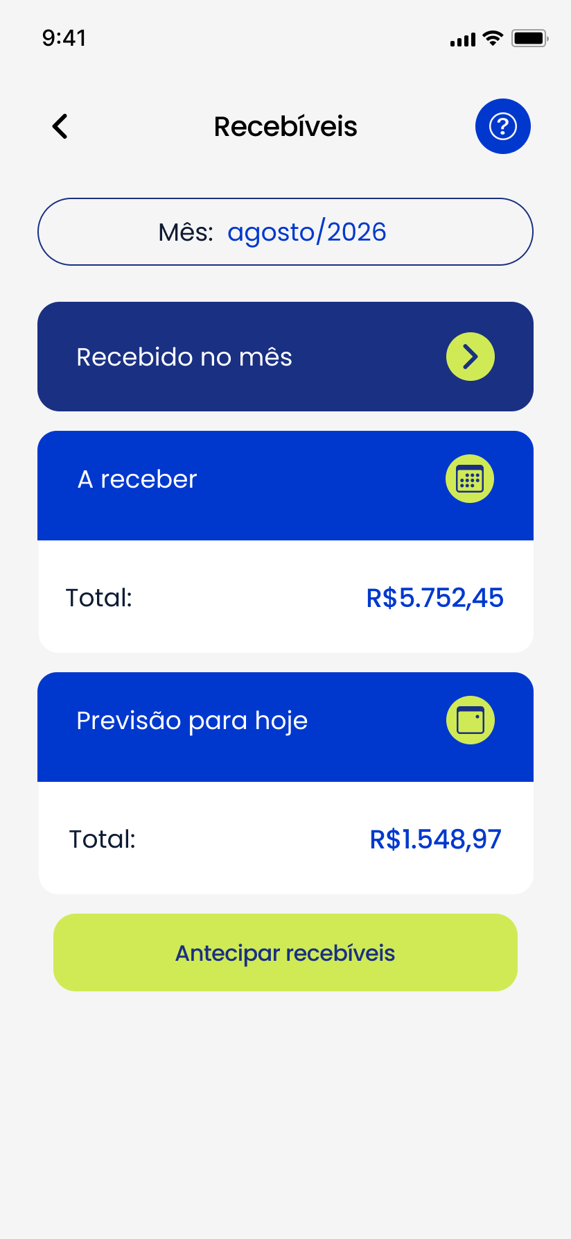A Receber