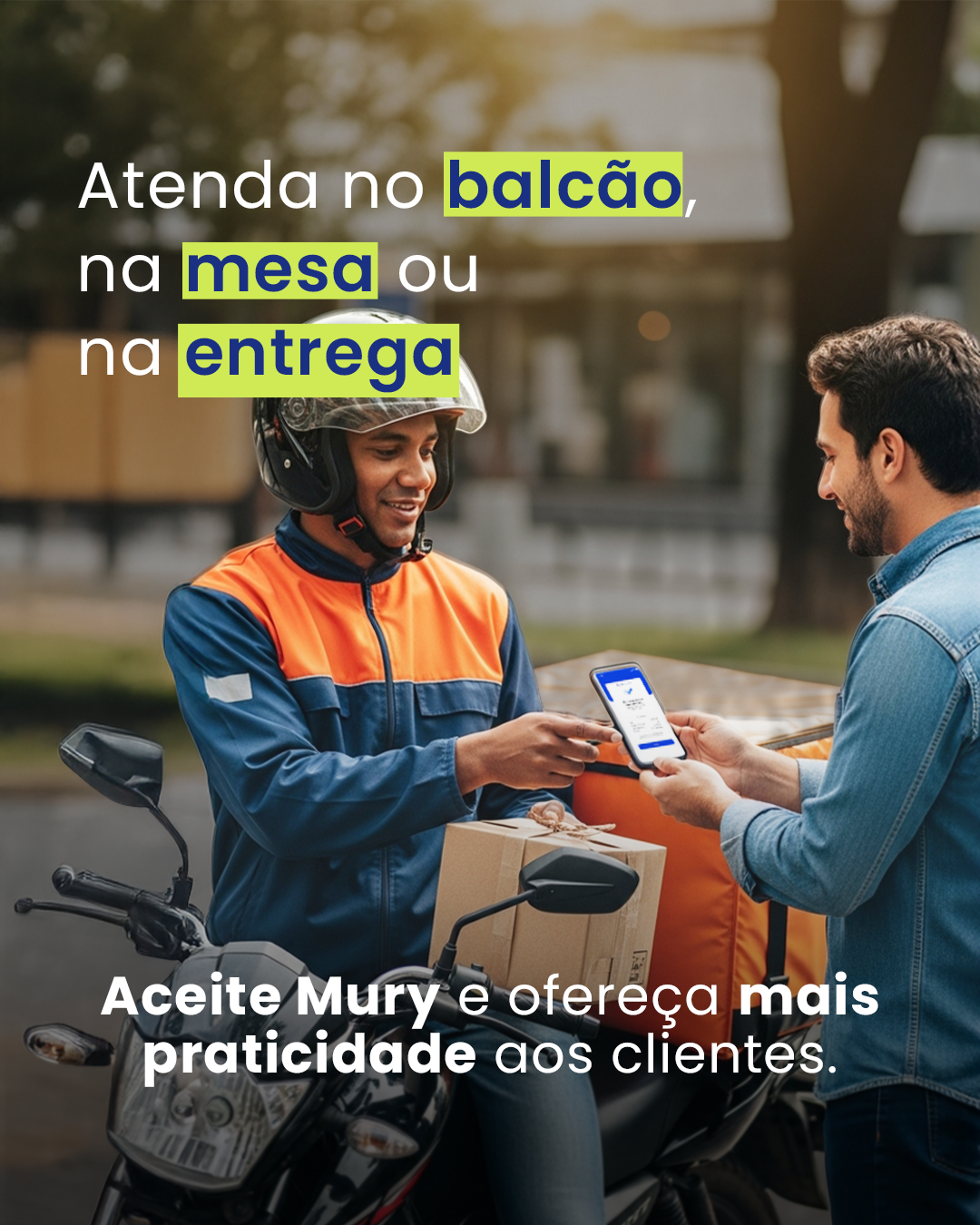 Mais praticidade aos clientes!